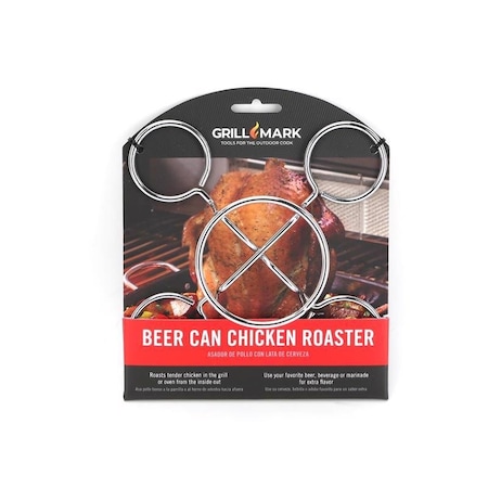 Grill Mark Grill Mark Steel Beer Can Poultry Roaster 6 in. L X 6 in. W 1 pk 06126ACE